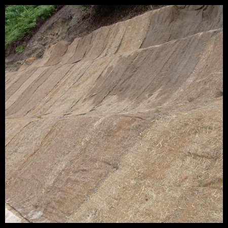 Erosion control/permeable pave